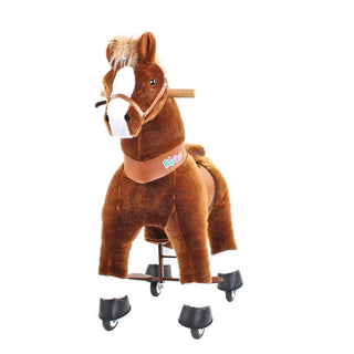 Model U Ride-On Pony Age 3-5 Brown | Plushie Depot