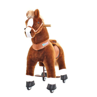 Model U Ride-On Pony Age 3-5 Brown | Plushie Depot