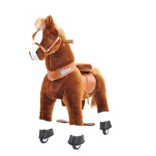 Model U Ride-On Pony Age 3-5 Brown | Plushie Depot