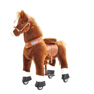 Model U Ride-On Pony Age 3-5 Brown | Plushie Depot