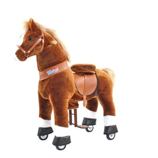 Model U Ride-On Pony Age 3-5 Brown | Plushie Depot