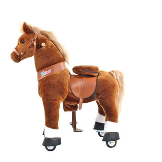 Model U Ride-On Pony Age 3-5 Brown | Plushie Depot