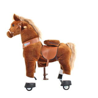 Model U Ride-On Pony Age 3-5 Brown | Plushie Depot