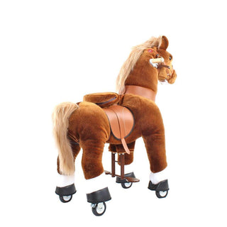 Model U Ride-On Pony Age 3-5 Brown | Plushie Depot