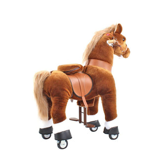 Model U Ride-On Pony Age 3-5 Brown | Plushie Depot