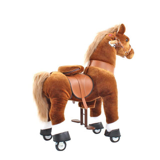 Model U Ride-On Pony Age 3-5 Brown | Plushie Depot