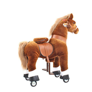 Model U Ride-On Pony Age 3-5 Brown | Plushie Depot