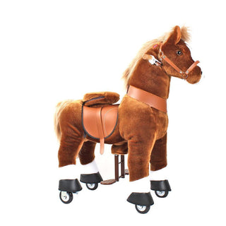 Model U Ride-On Pony Age 3-5 Brown | Plushie Depot