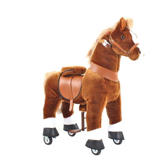 Model U Ride-On Pony Age 3-5 Brown | Plushie Depot