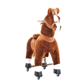 Model U Ride-On Pony Age 3-5 Brown | Plushie Depot