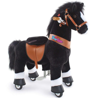 Model U Horse Toy Age 3-5 Black | Plushie Depot