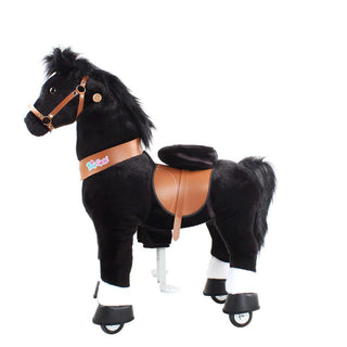 Model U Horse Toy Age 3-5 Black | Plushie Depot