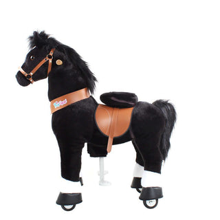 Model U Horse Toy Age 3-5 Black | Plushie Depot