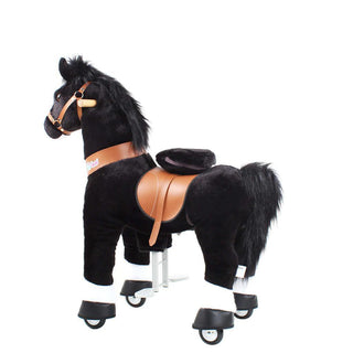 Model U Horse Toy Age 3-5 Black | Plushie Depot