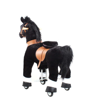 Model U Horse Toy Age 3-5 Black | Plushie Depot