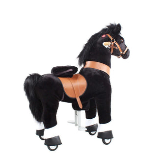 Model U Horse Toy Age 3-5 Black | Plushie Depot