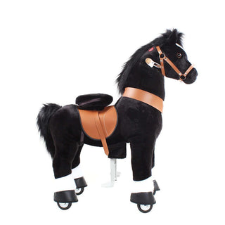 Model U Horse Toy Age 3-5 Black | Plushie Depot