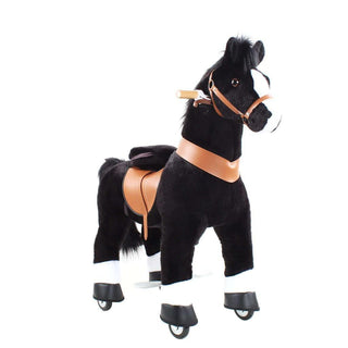 Model U Horse Toy Age 3-5 Black | Plushie Depot