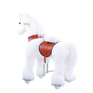 Model U Unicorn Riding Toy Age 4-8 White | Plushie Depot