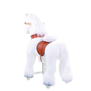 Model U Unicorn Riding Toy Age 4-8 White | Plushie Depot