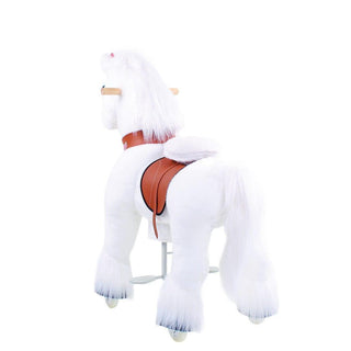 Model U Unicorn Riding Toy Age 4-8 White | Plushie Depot