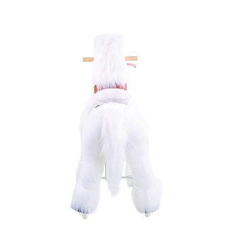 Model U Unicorn Riding Toy Age 4-8 White | Plushie Depot