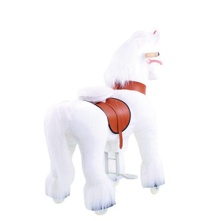 Model U Unicorn Riding Toy Age 4-8 White | Plushie Depot