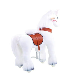 Model U Unicorn Riding Toy Age 4-8 White | Plushie Depot