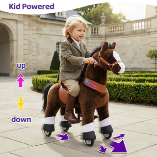 Model U® Riding Horse Toy Age 4-7 Chocolate