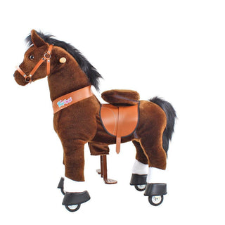 Model U Riding Horse Toy Age 4-8 Chocolate | Plushie Depot