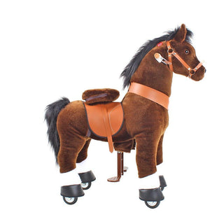 Model U Riding Horse Toy Age 4-8 Chocolate | Plushie Depot