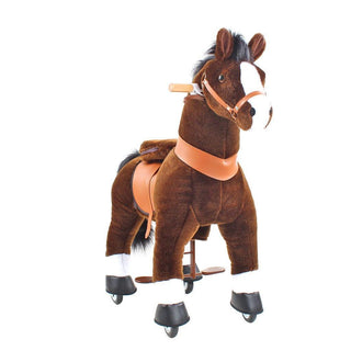 Model U Riding Horse Toy Age 4-8 Chocolate | Plushie Depot