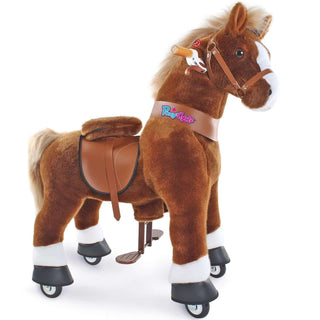 Model U Ride-On Pony Toy Age 4-8 Brown | Plushie Depot