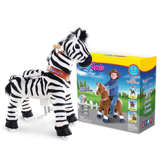 Model U Ride-On Animal Zebra Age 4-8 | Plushie Depot