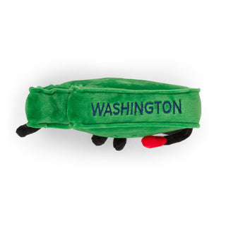 Washington Stuffed State Plush – Holding a tiny apple, Soft PNW Gift