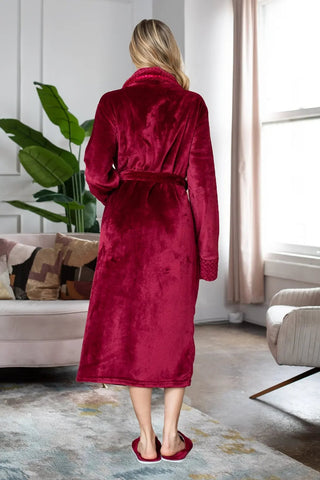 Peignoir en polaire ultra doux pour femme