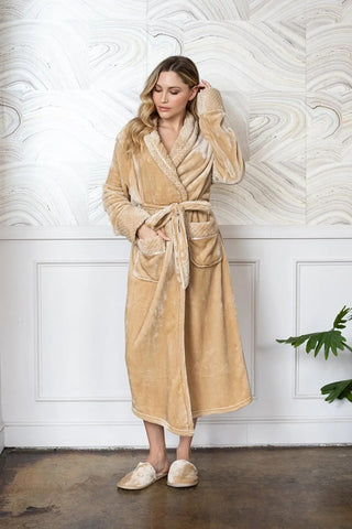 Peignoir en polaire ultra doux pour femme