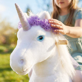 Model X® Unicorn Ride-On Toy Age 3–4 – Purple