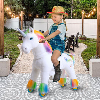 Model X® Unicorn Ride On Toy for Age 3-4 Rainbow