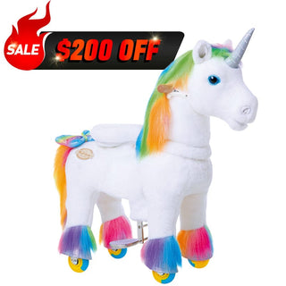 Model X® Unicorn Ride On Toy for Age 3-4 Rainbow