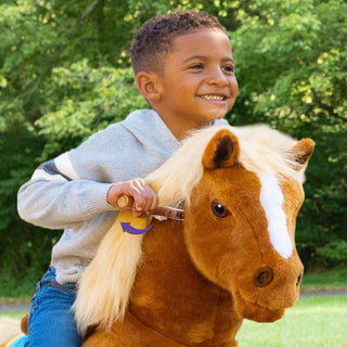 Model X® Riding Horse Toy for Age 3-4 Brown
