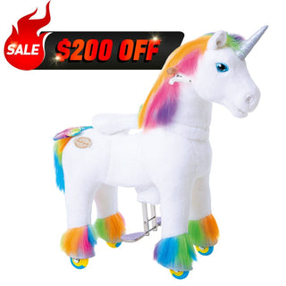 Model X® Ride on Rainbow Unicorn for Age 4-7