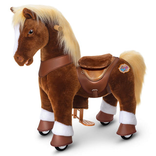 Model Y® Brown Horse Rideable Toy for Age 3-4