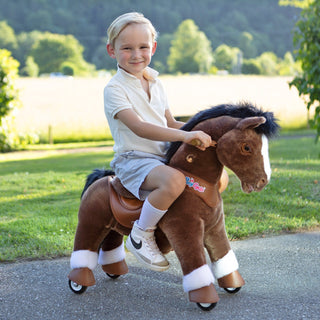 Model Y® Horse Ride-On Toy Age 3–4 – Chocolate Brown
