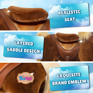 Model Y® Horse Ride-On Toy Age 3–4 – Brown