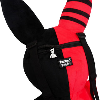 Bunny Plush Backpack 20" (Red/Black) Plushie Depot