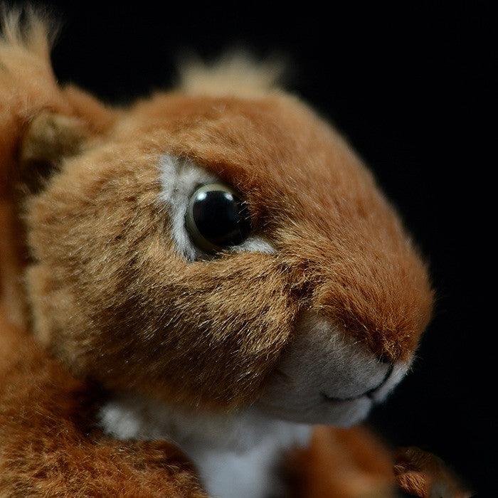 Realistic Exquisite Red Squirrel Plush Toy Plushie Depot