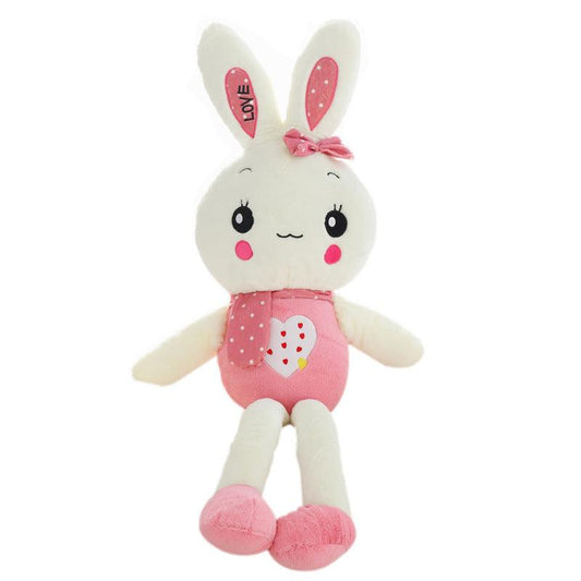 31" Giant Pink Peepy Bunny Plushie Pink 31" / 80cm Eyes open Stuffed Animals Plushie Depot