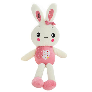 31" Giant Pink Peepy Bunny Plushie Pink 31" 80cm Eyes open Plushie Depot