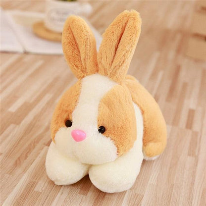 Kawaii Stumbling Rabbit Plush Toys orange Stuffed Toys - Plushie Depot